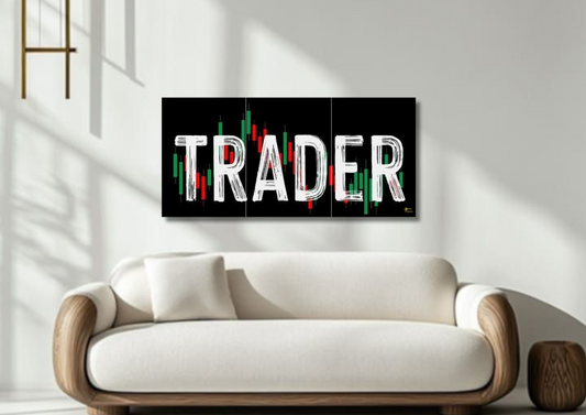 Trader Charts // Split Poster // A4 & A3