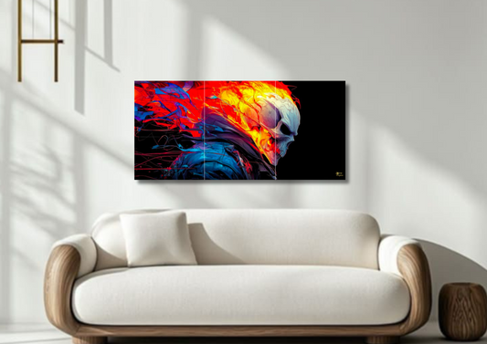 Ghost Rider // Split Poster // A4 & A3