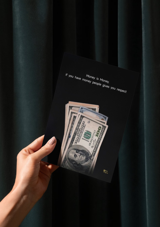 Money = Respect // poster // a4 and a3