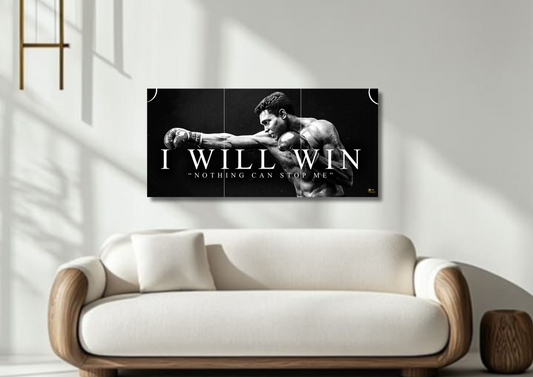 I Will Win // split poster // a4 and a3