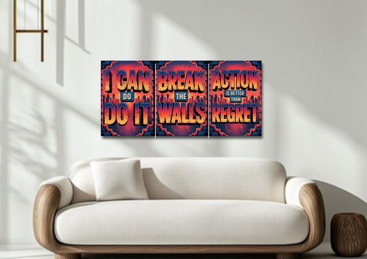 Self Motivation // split poster // a4 and a3