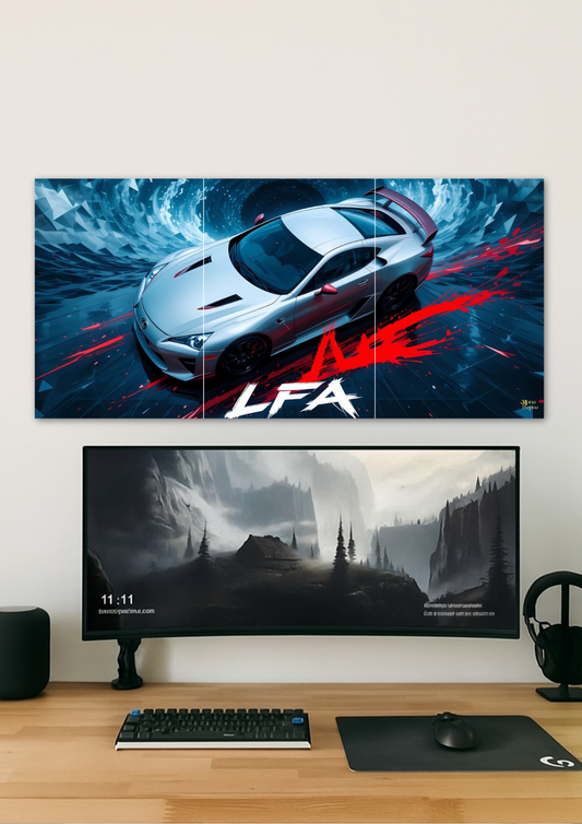 LFA Thrill // Split Poster // A4 & A3 //