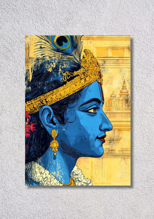 Krishna Coloured // poster // a4 and a3