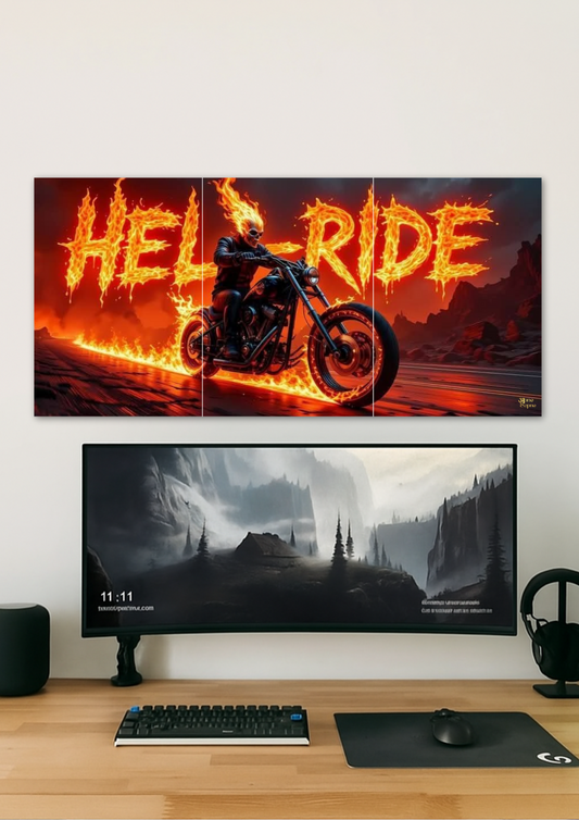 Hell Ride // Split Poster // A4 & A3