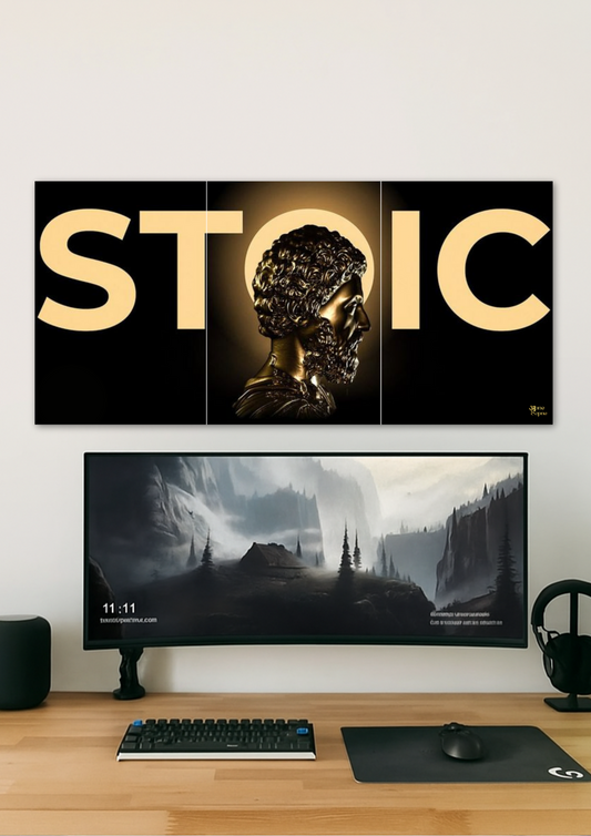 STOIC // Split Poster // A4 & A3 //