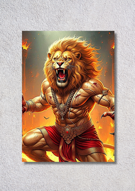 Lord Narsimha // poster // a4 and a3