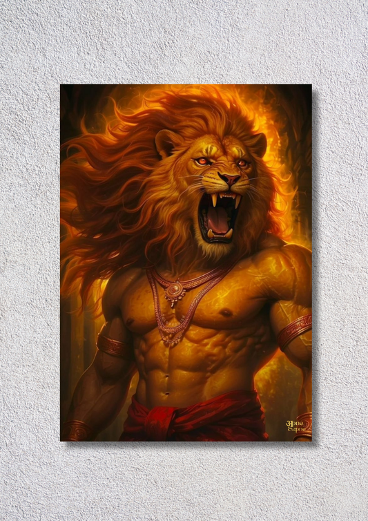 God Narsimha // poster // a4 and a3