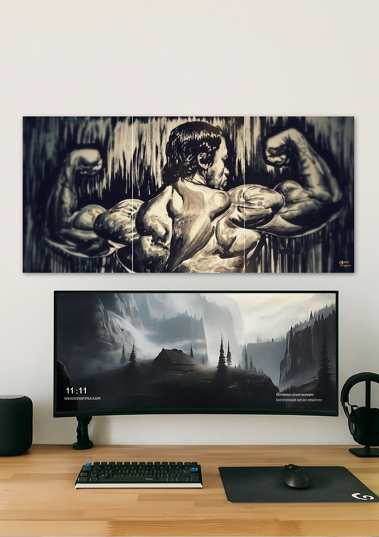 Classic Strength Poster // split poster // A4 and A3