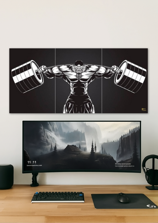 Gym Select Poster // split poster // A4 and A3