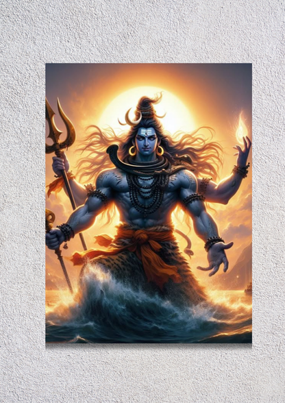 Lord Shiv Unique // poster // a4 and a3