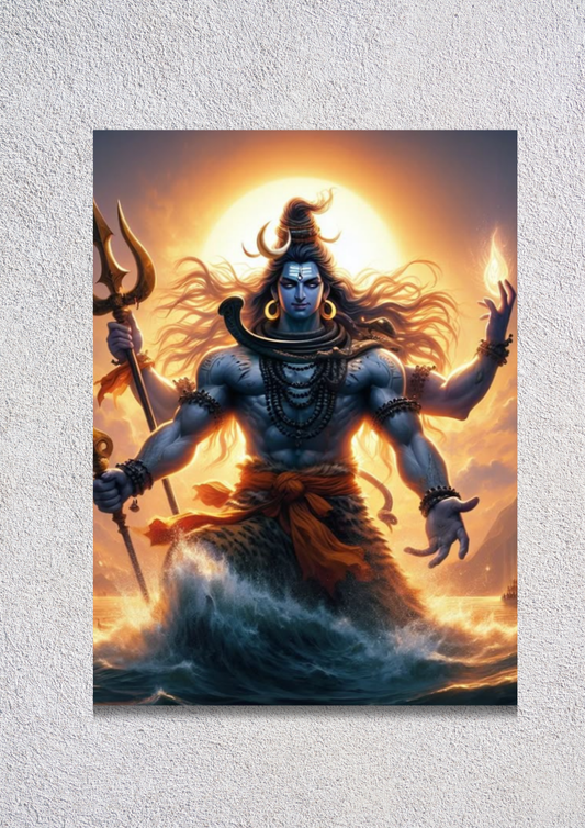 Lord Shiv Unique // poster // a4 and a3