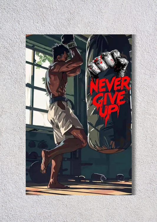 Never Give Up #2 // poster // a4 and a3