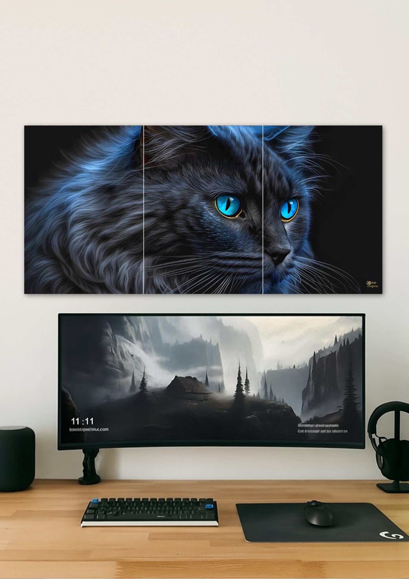 Mystic Cat // poster // a4 and a3