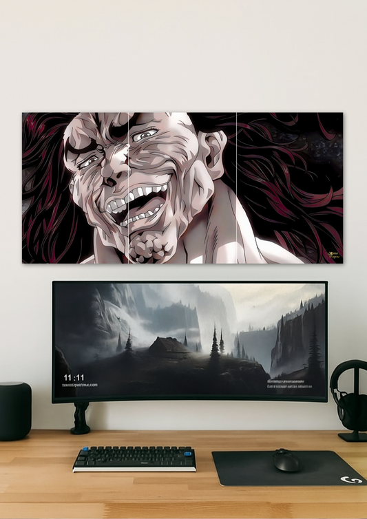 Dark Warrior Poster // split poster // A4 and A3