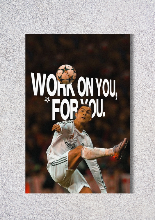 Working On You For You // poster // a4 and a3