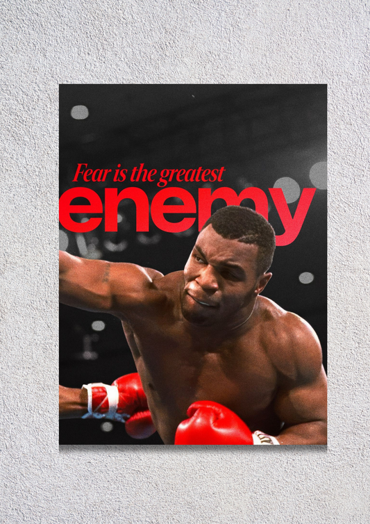 Fear = Enemy // poster // a4 and a3