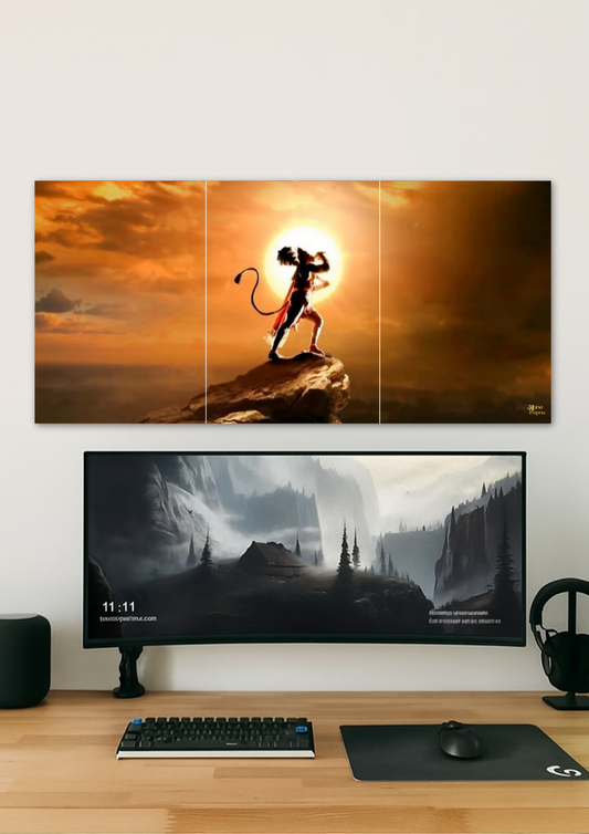 Lord Hanuman // split poster // a4 and a3