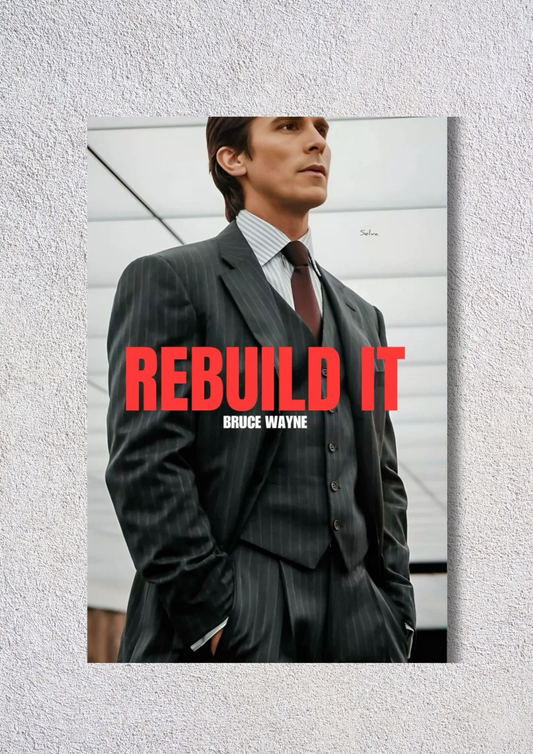 Rebuild It // poster // a4 and a3
