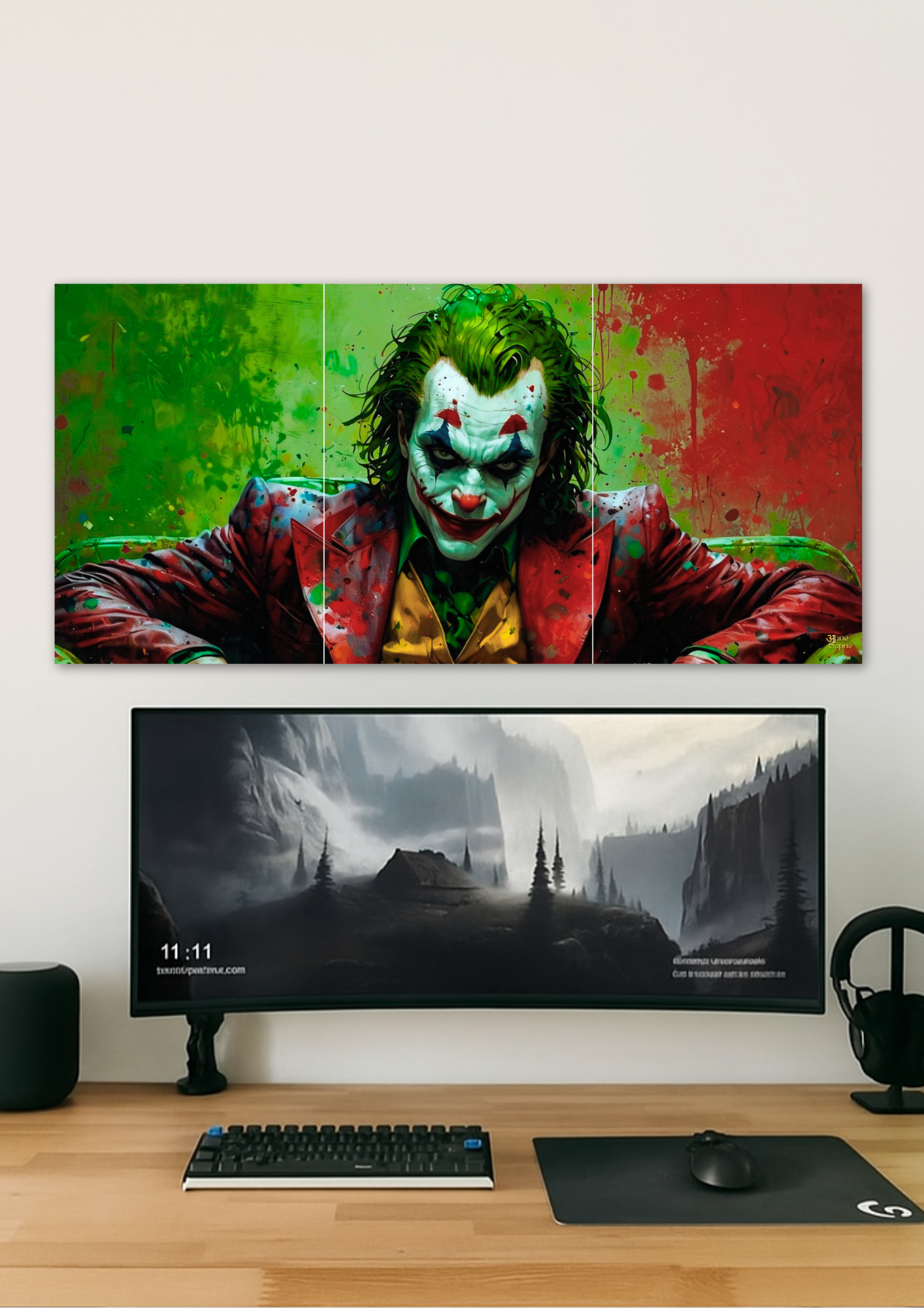 Joker Wall Art // poster // a4 and a3