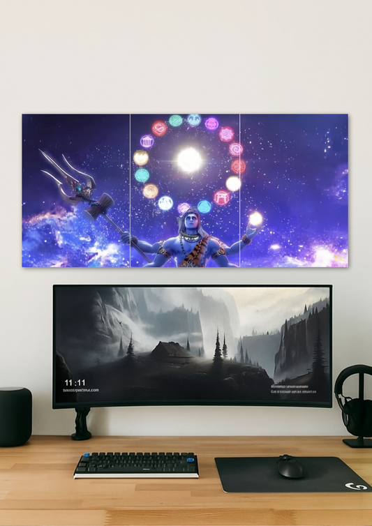 Cosmic Meditation Poster // Split Poster // A4 and A3