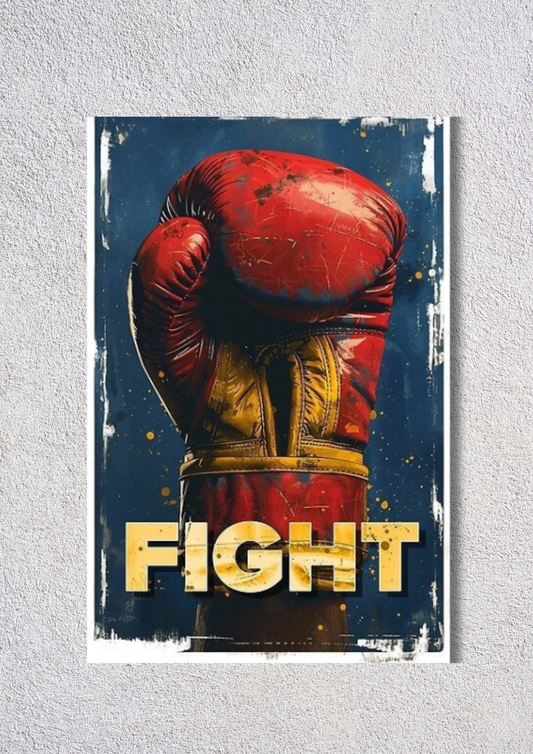 Fight Motivational // poster // a4 and a3