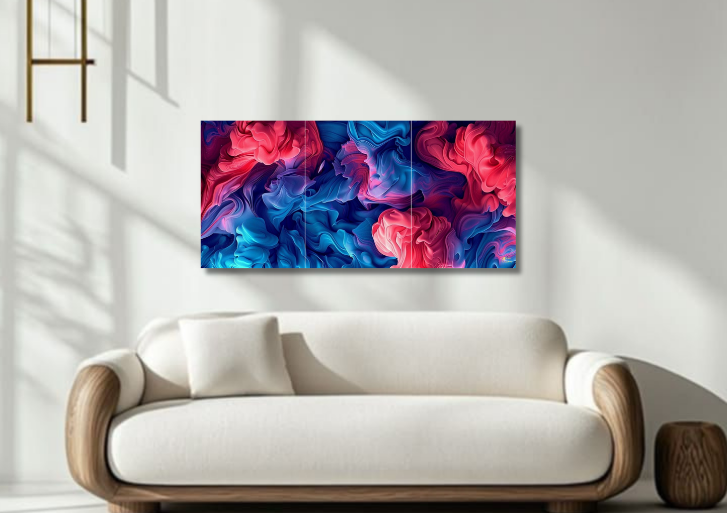 Abstract Color Splash Poster // Split Poster // A4 and A3
