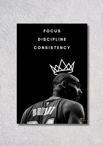 Focus / Discipline / Consistency // poster // a4 and a3