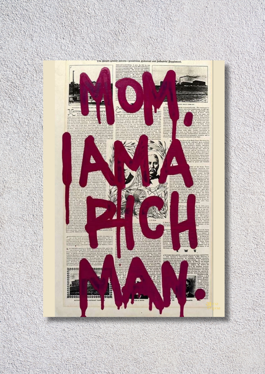 Rich Man // poster //  a4 and a3