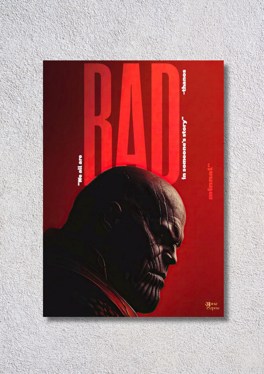 Bad // poster //  a4 and a3