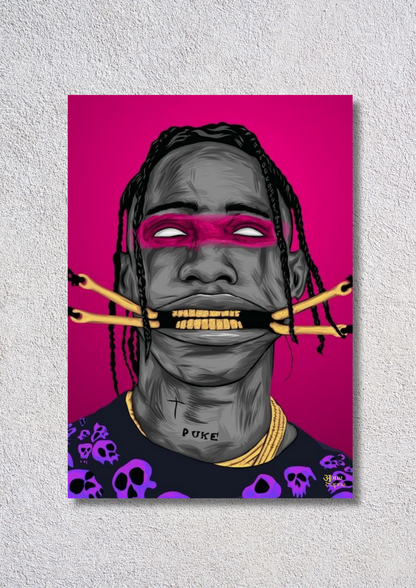 Neon Rebel // poster //  a4 and a3