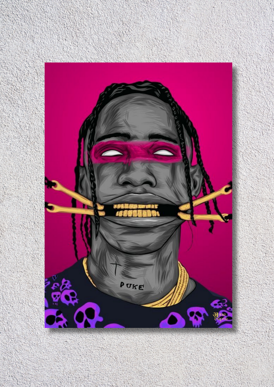 Neon Rebel // poster //  a4 and a3