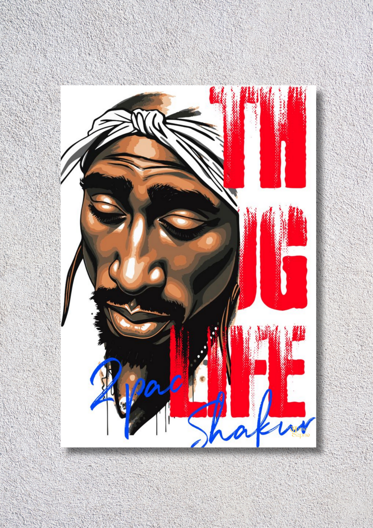 Tupac Icon // poster // a4 and a3