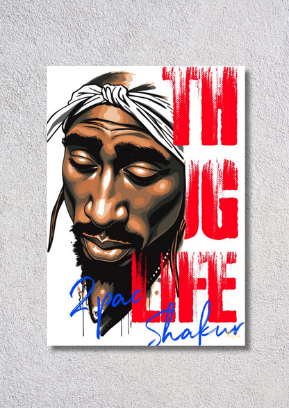 Tupac Icon // poster // a4 and a3