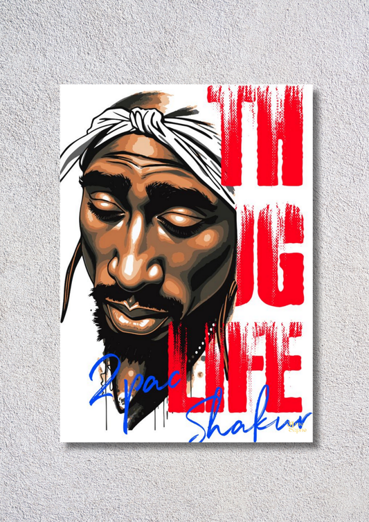 Tupac Icon // poster // a4 and a3