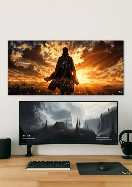 Warrior Sunset Poster // Split Poster // A4 and A3