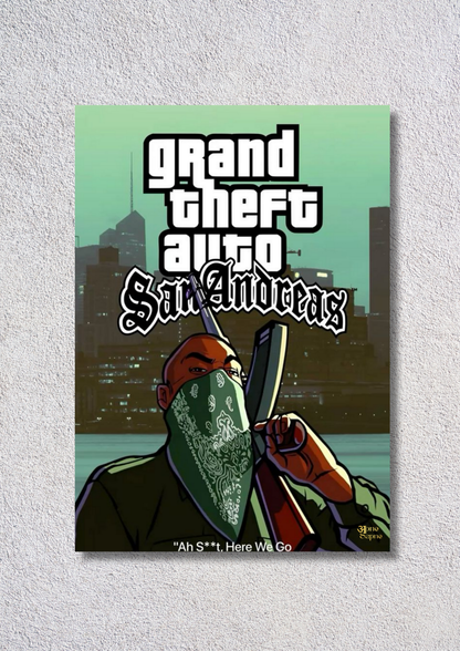 GTA Grove Street – // Poster // A4 and A3