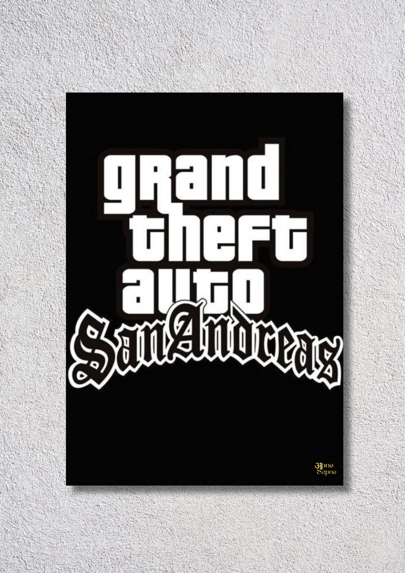 GTA San Andreas Classic – // Poster // A4 and A3