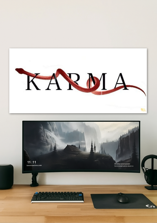 Karma // Split Poster // A4 and A3