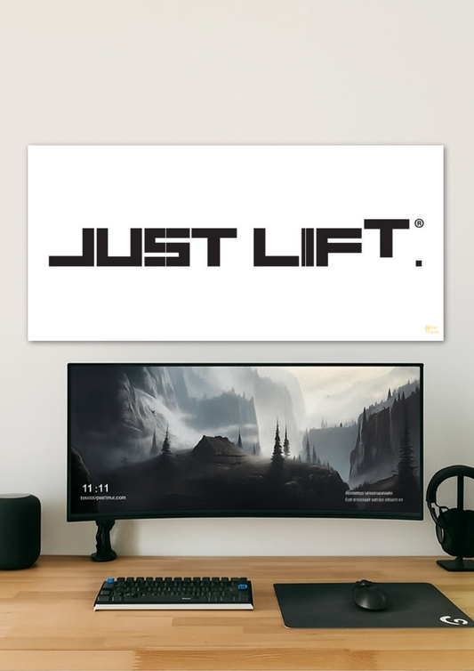 Just Lift Poster // Split Poster // A4 and A3