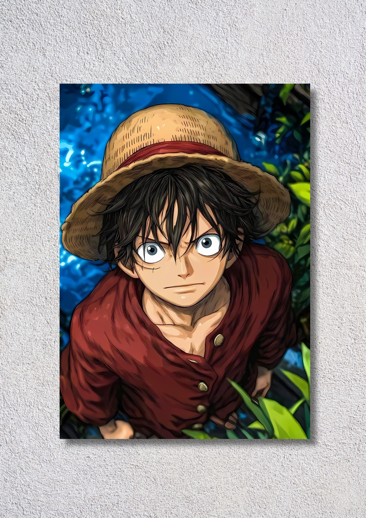 Luffy Private King  // poster // a4 and a3