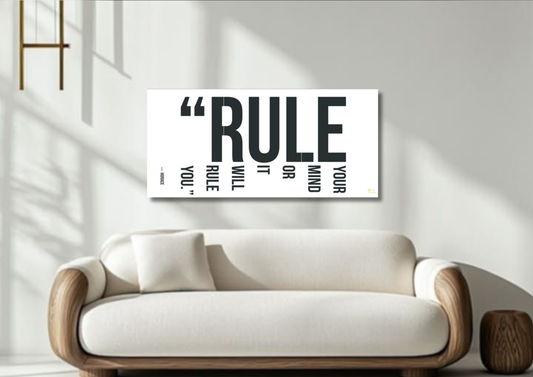Rule Poster // Split Poster // A4 and A3