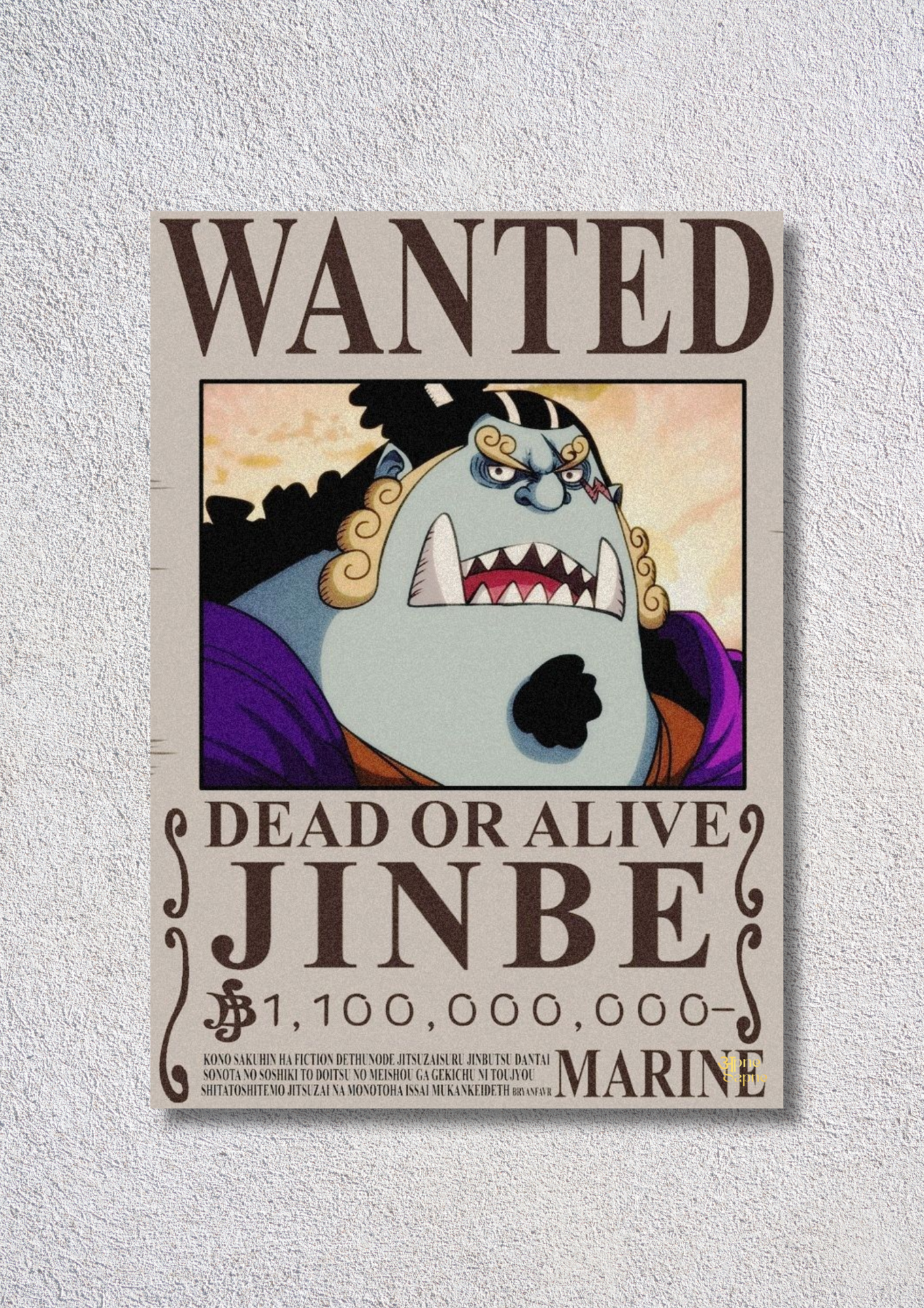 Wanted Jinbe – // Poster // A4 and A3