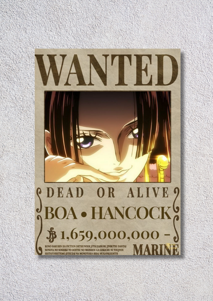 Wanted BOA.HANCOCK // poster // a4 and a3