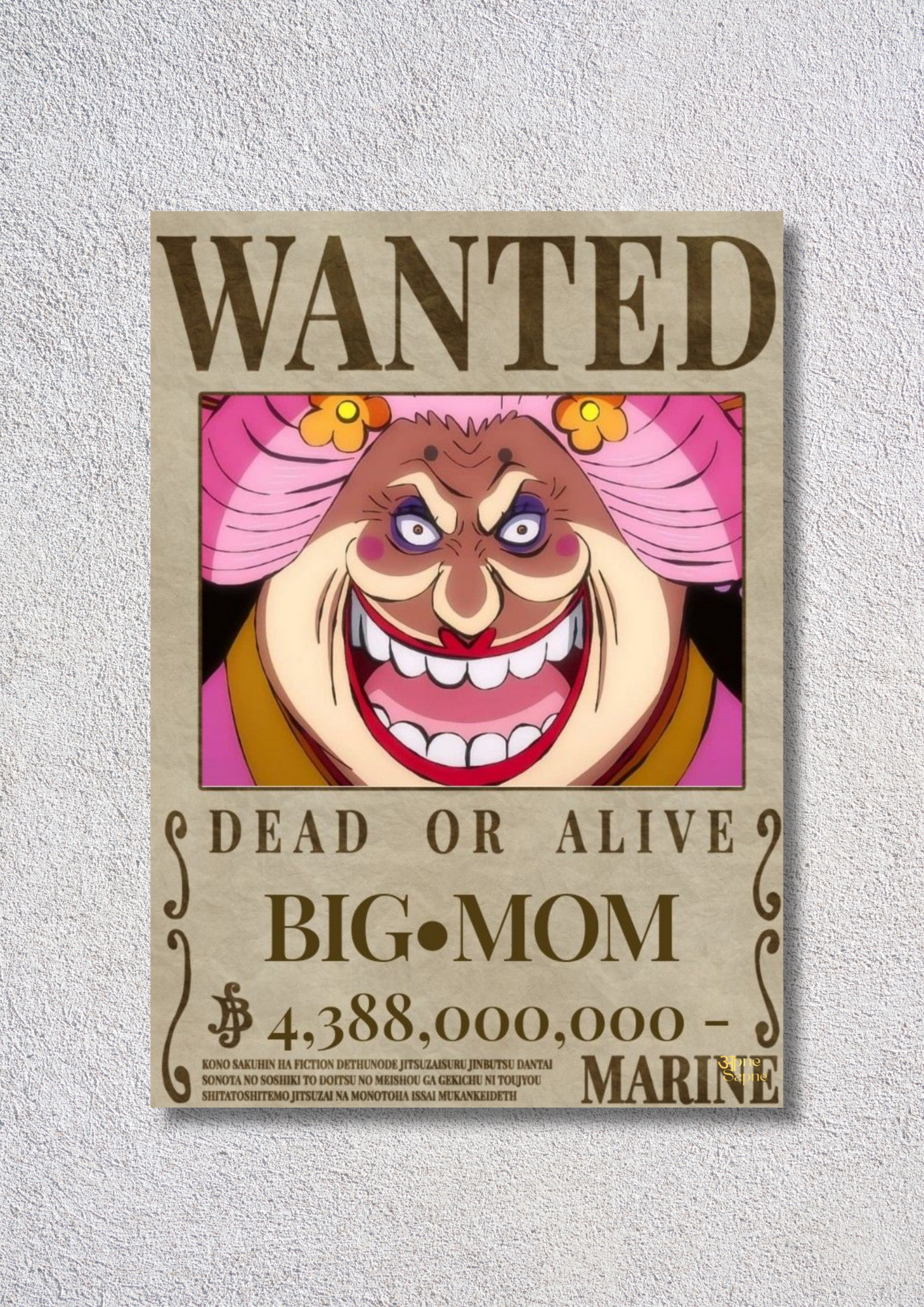 Wanted BIG-MOM // poster // a4 and a3