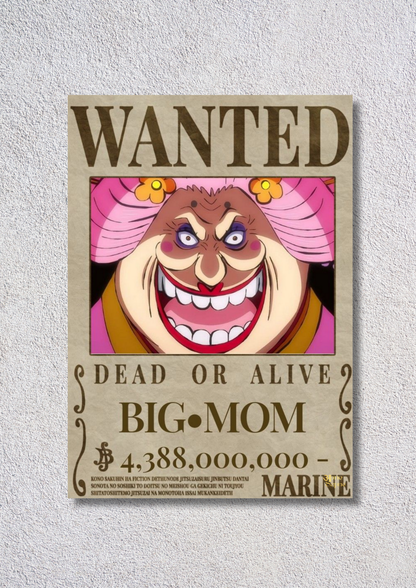 Wanted BIG-MOM // poster // a4 and a3