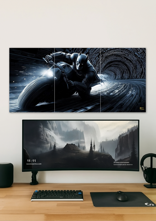 Bat Man // Split Poster // A4 and A3