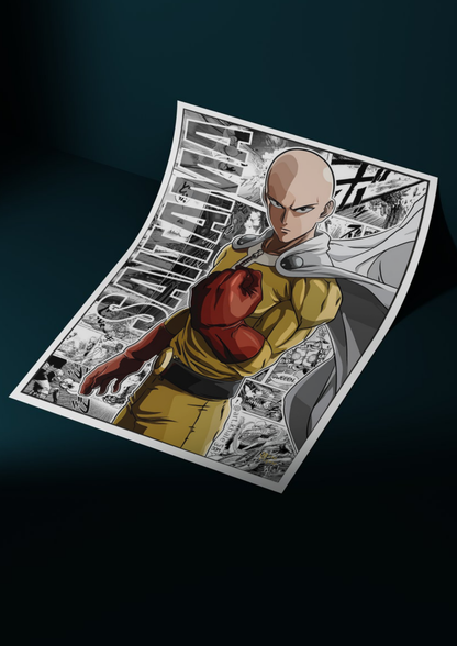 Saitama // poster // a4 and a3