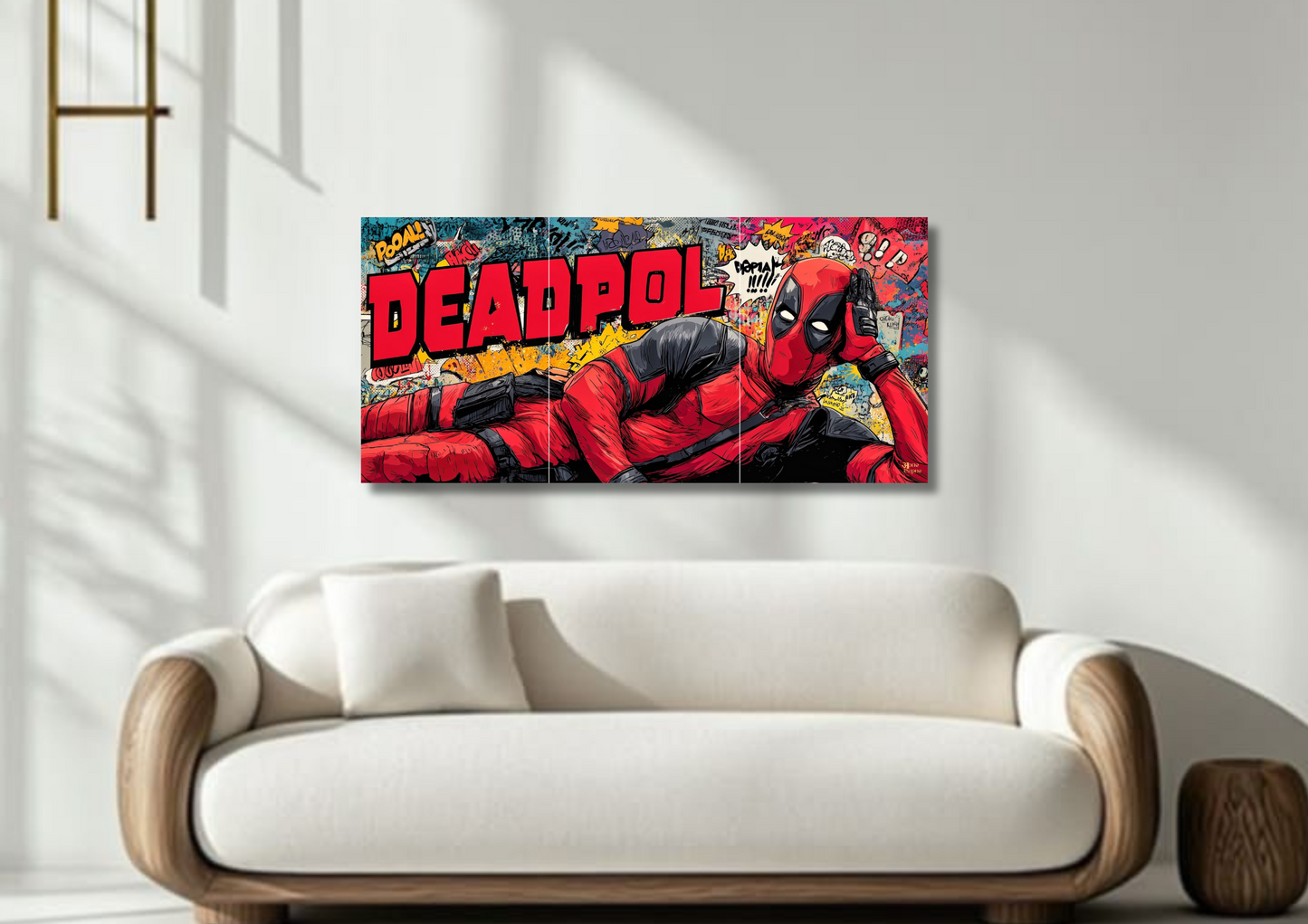 Deadpool Comic Poster // Split Poster // A4 and A3