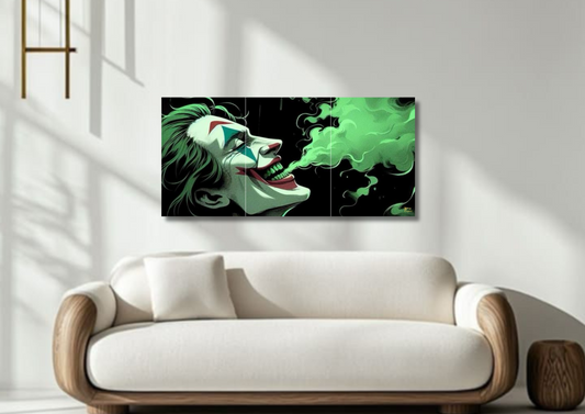 Joker Laugh Poster // Split Poster // A4 and A3