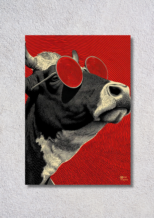 Bull Art // poster // A4 and A3